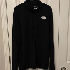 Mens The North Face Black Half-Zip Performance Top